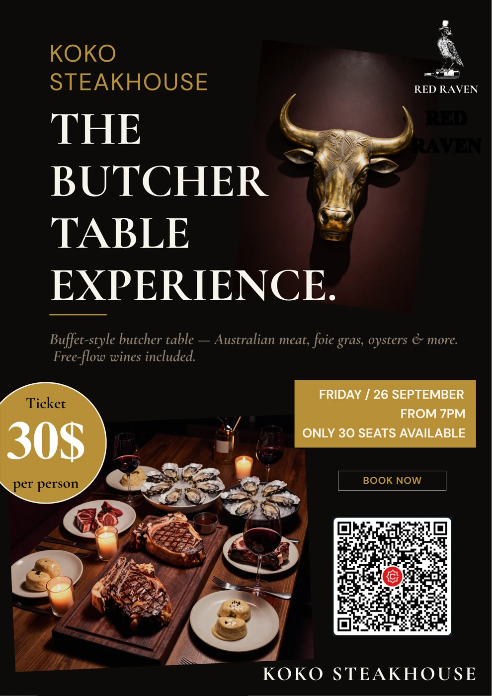 The Butcher Table Experience at Koko Steakhouse poster
