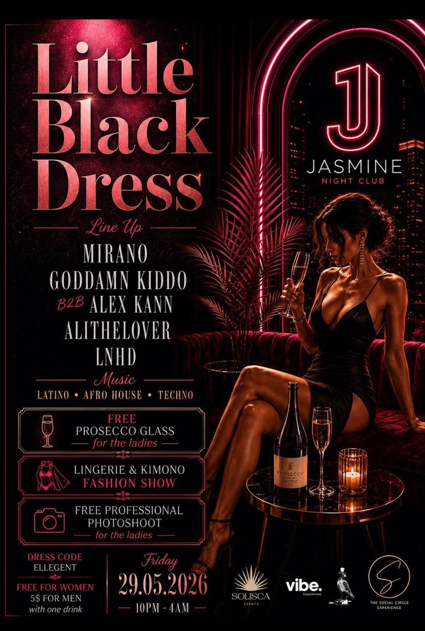 Little Black Dress at Jasmine Night Club poster