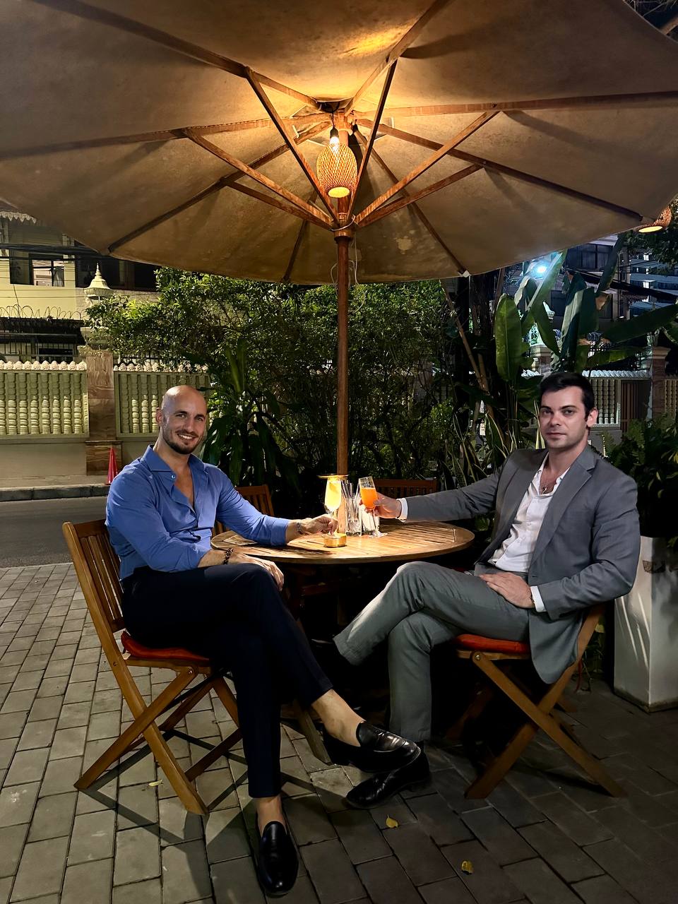 The Red Raven founders in Phnom Penh